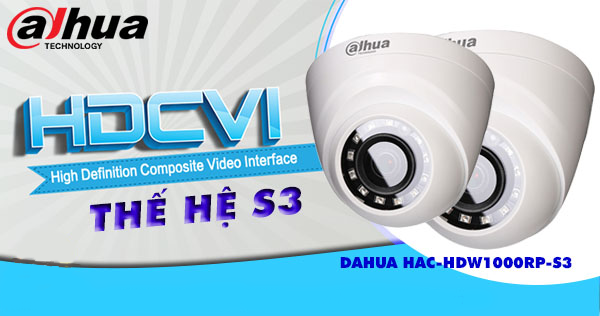 Bán camera HDCVI HAC-HDW1000RP-S3 giá rẻ