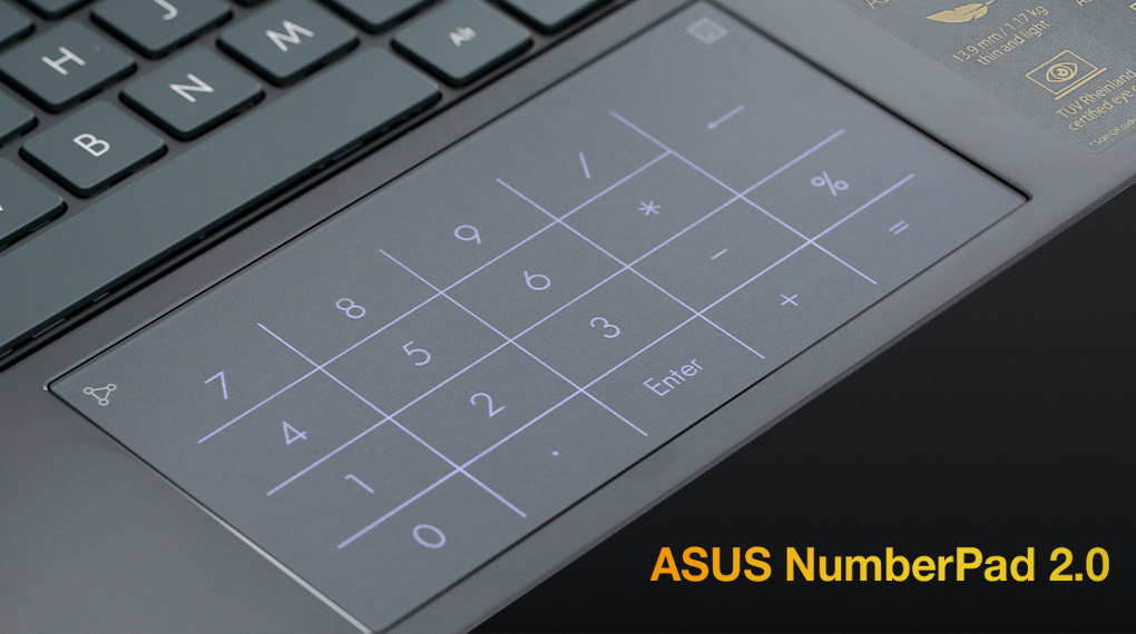 ASUS ZenBook UX425EA i7 1165G7 (KI439T) -NumberPad 2.0