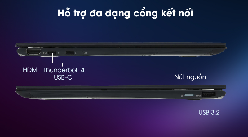 ASUS ZenBook Flip 13 i5 (HP130T) -Kết nối