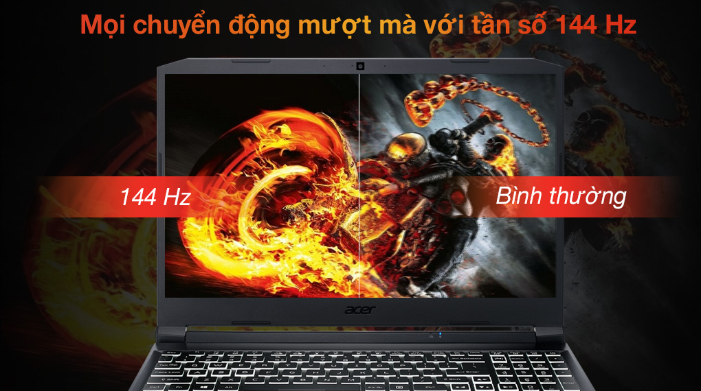 Acer Nitro 5 Gaming AN515 57 74NU i7 11800H (NH.QD9SV.001) - Tần số quét