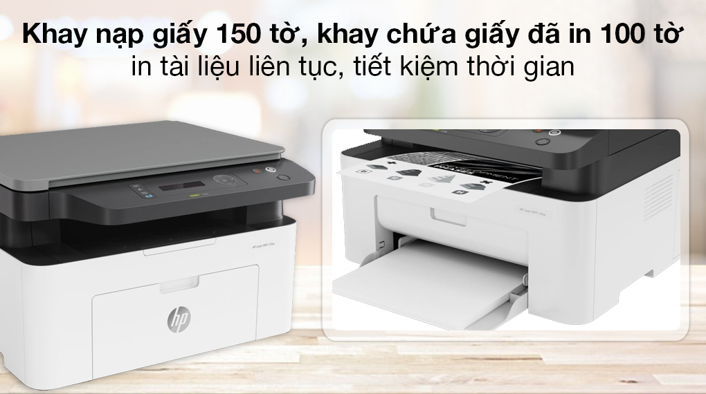 HP LaserJet 135a Monochrome All-in-One Printer (4ZB82A) - Khay nạp giấy