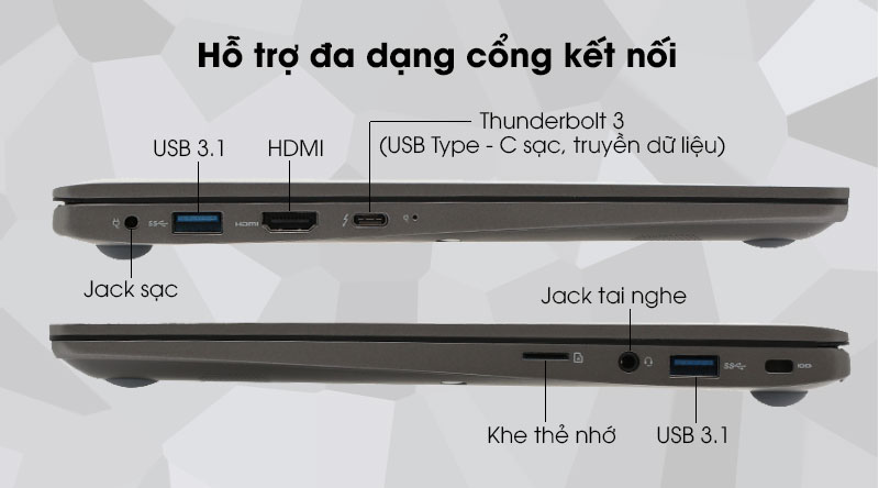 LG Gram 14 i5 (14Z90N-V.AR52A5) -Kết nối