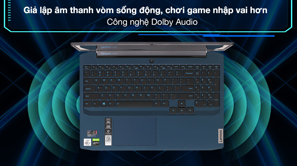 Lenovo Ideapad Gaming 3 15IMH05 i7 10750H (81Y4013UVN) -Audio