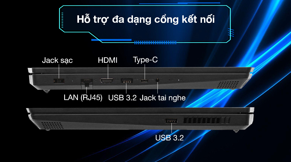 Lenovo Ideapad Gaming 3 (81Y4013UVN) -Kết nối